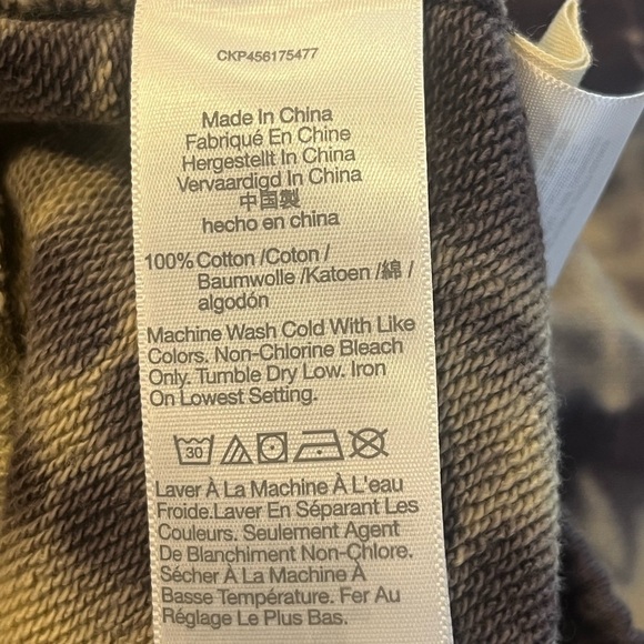 MADEWELL Tie-Die (Re)sourced Cotton Sweatshorts - Picture 3 of 3